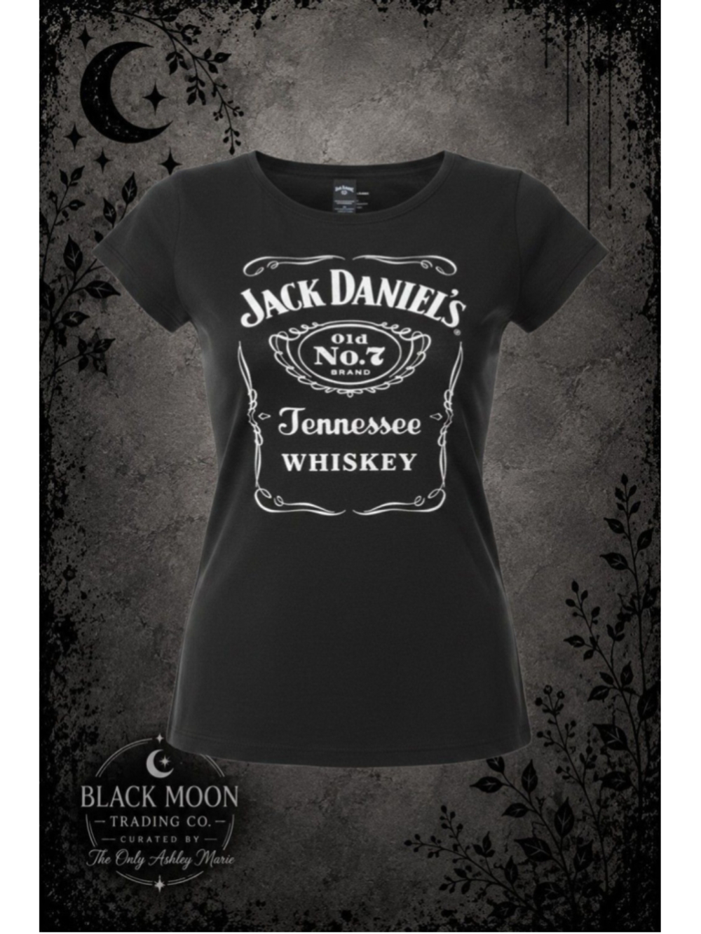 15. Jack Daniel's Old No. 7 Black Graphic Tee Size L